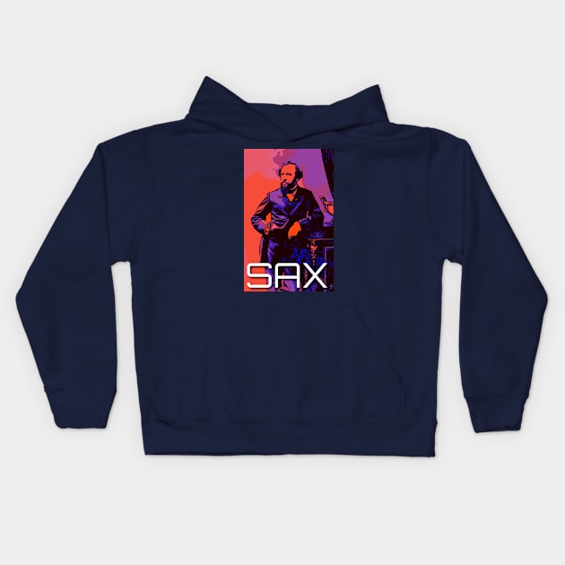 SAX Kids Hoodie by Corry Bros Mouthpieces - Jazz Stuff Shop